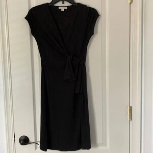 Black Stretch Tie Dress